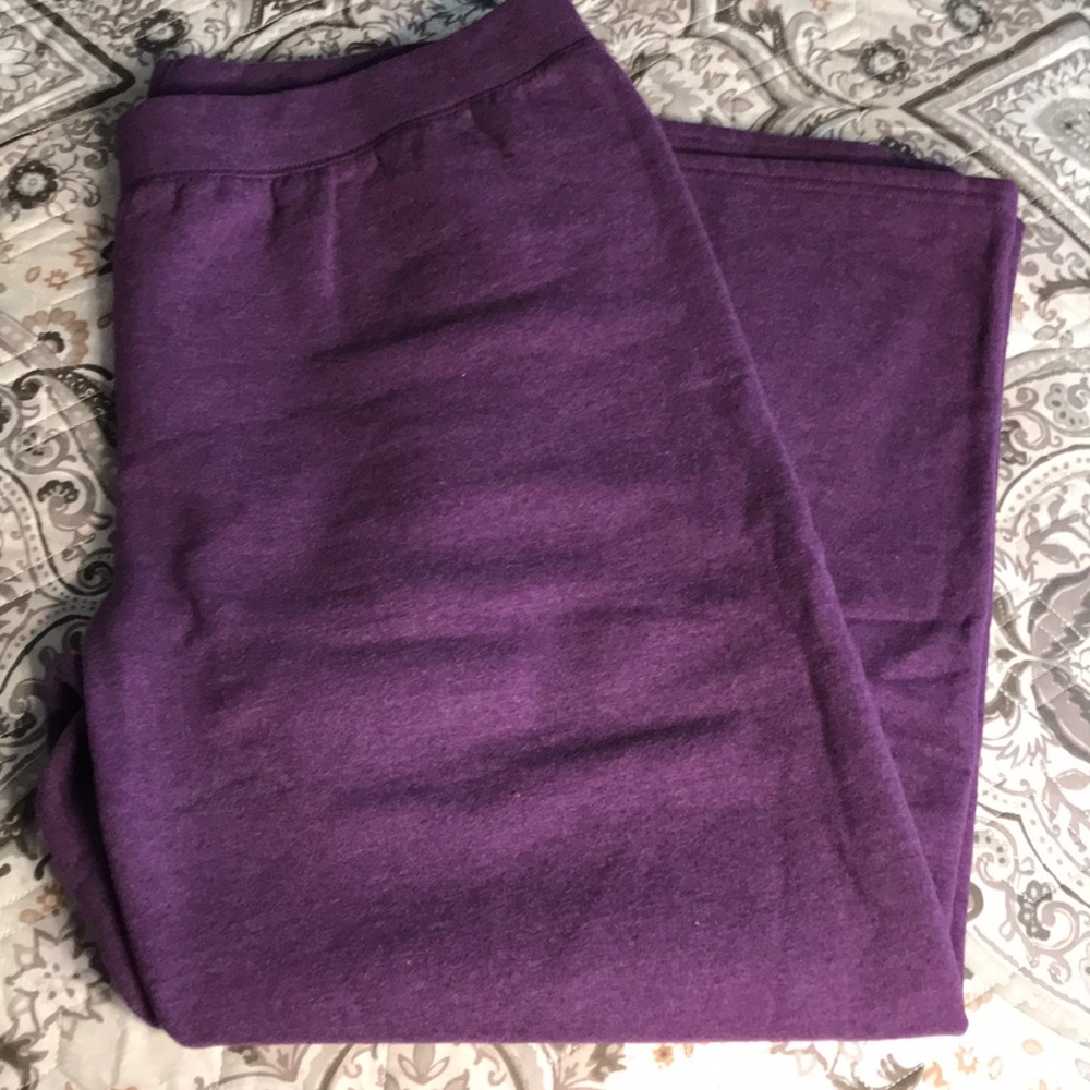 Purple sweatpants